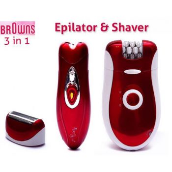 BROWNS Epilator & Shaver 3 in 1 3068 - Hair Trimmer - Best Price in Pakistan - HitShop.pk